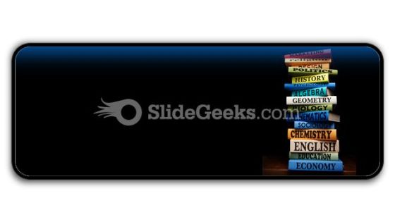 Education Study Books PowerPoint Icon R