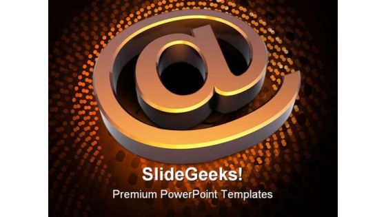 Email Sign Internet PowerPoint Themes And PowerPoint Slides 0211 Email Sign Internet PowerPoint Themes And PowerPoint Slides 0211