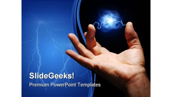 Energy Abstract PowerPoint Template 0810 Energy Abstract PowerPoint Template 0810