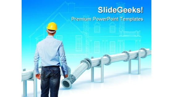 Engineer At Work Construction PowerPoint Templates And PowerPoint Backgrounds 0411 Engineer At Work Construction PowerPoint Templates And PowerPoint Backgrounds 0411