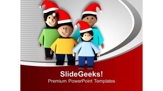 Enjoy Christmas With Family PowerPoint Templates Ppt Backgrounds For Slides 0613 Enjoy Christmas With Family PowerPoint Templates Ppt Backgrounds For Slides 0613