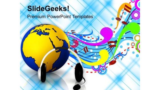 Enjoy International Music PowerPoint Templates Ppt Backgrounds For Slides 0613