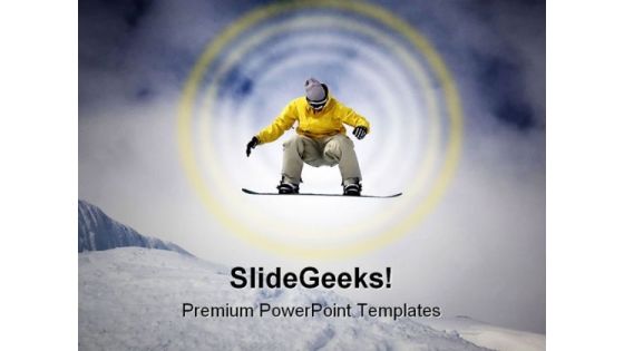 Enjoying Jumping High Sports PowerPoint Templates And PowerPoint Backgrounds 0711