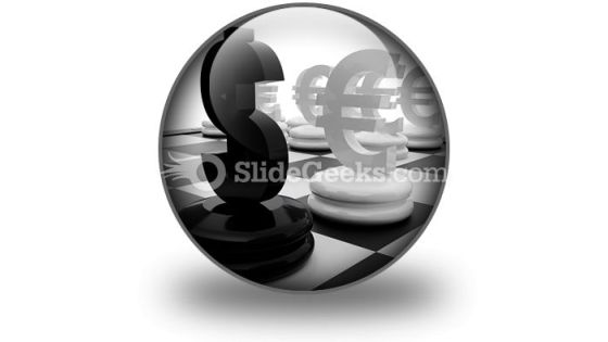 Euro And Dollar PowerPoint Icon C Euro And Dollar PowerPoint Icon C