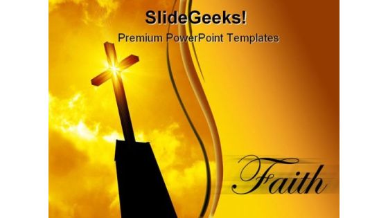 Faith Religion PowerPoint Template 0610 Faith Religion PowerPoint Template 0610