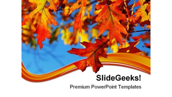 Fall Oak Leaves Nature PowerPoint Themes And PowerPoint Slides 0511 Fall Oak Leaves Nature PowerPoint Themes And PowerPoint Slides 0511