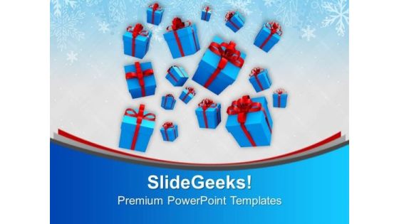 Falling Gifts On Christmas Eve PowerPoint Templates Ppt Backgrounds For Slides 1112 Falling Gifts On Christmas Eve PowerPoint Templates Ppt Backgrounds For Slides 1112