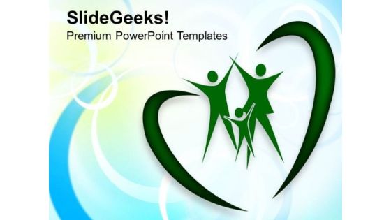 Family In Heart Shape Abstract Background PowerPoint Templates Ppt Backgrounds For Slides 0213 Family In Heart Shape Abstract Background PowerPoint Templates Ppt Backgrounds For Slides 0213