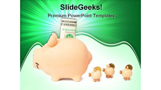 Family Of Piggy Banks Saving Money PowerPoint Templates And PowerPoint Backgrounds 0311 Family Of Piggy Banks Saving Money PowerPoint Templates And PowerPoint Backgrounds 0311