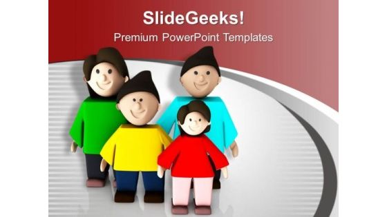 Family Who Eat Together Live Together PowerPoint Templates Ppt Backgrounds For Slides 0713