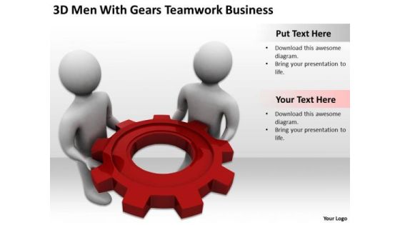 Famous Business People 3d Men With Gears Teamwork PowerPoint Theme Templates Famous Business People 3d Men With Gears Teamwork PowerPoint Theme Templates