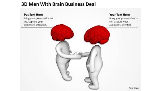 Famous Business People Men With Brain World PowerPoint Templates Deal