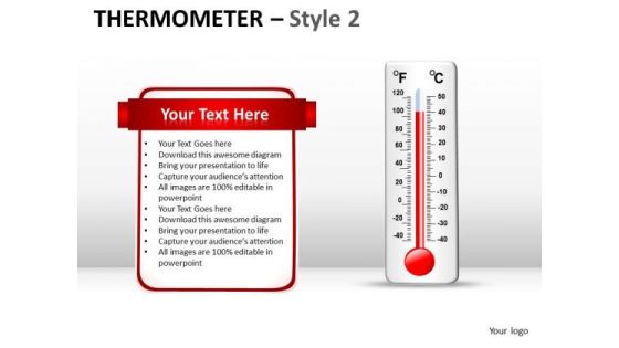 Farenheit Thermometer PowerPoint Slides And Ppt Diagram Templates