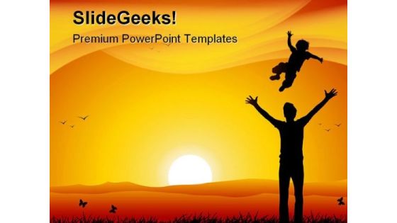 Father And Child Family PowerPoint Themes And PowerPoint Slides 0611 Father And Child Family PowerPoint Themes And PowerPoint Slides 0611