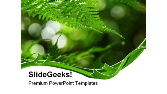 Fern Frond Frame Nature PowerPoint Themes And PowerPoint Slides 0511 Fern Frond Frame Nature PowerPoint Themes And PowerPoint Slides 0511