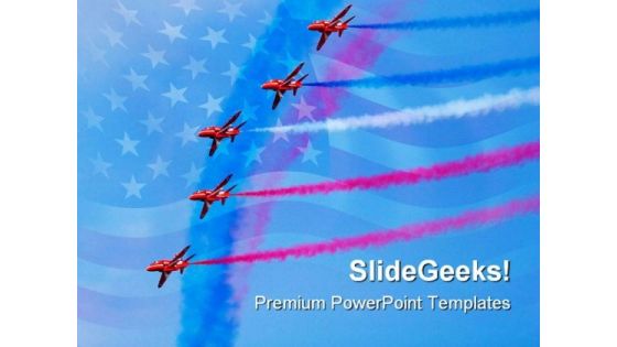 Fighter Jets Americana PowerPoint Templates And PowerPoint Backgrounds 0811 Fighter Jets Americana PowerPoint Templates And PowerPoint Backgrounds 0811