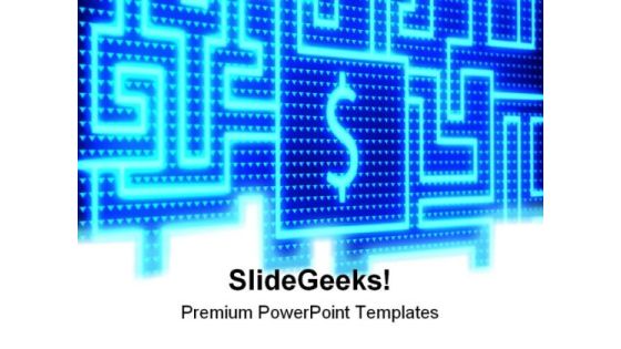 Finance Maze Business PowerPoint Backgrounds And Templates 1210 Finance Maze Business PowerPoint Backgrounds And Templates 1210