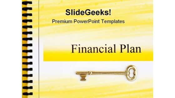 Financial Plan And Golden Key Security PowerPoint Templates And PowerPoint Backgrounds 0611 Financial Plan And Golden Key Security PowerPoint Templates And PowerPoint Backgrounds 0611