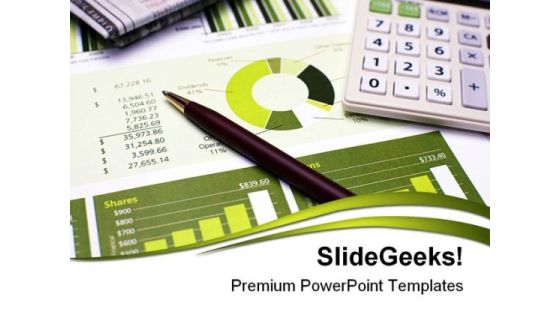 Financial Planning Money Business PowerPoint Template 1110 Financial Planning Money Business PowerPoint Template 1110
