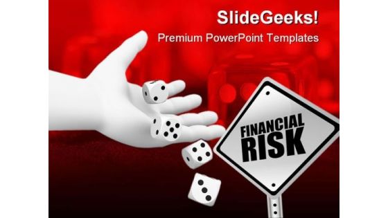 Financial Risk Business PowerPoint Backgrounds And Templates 1210