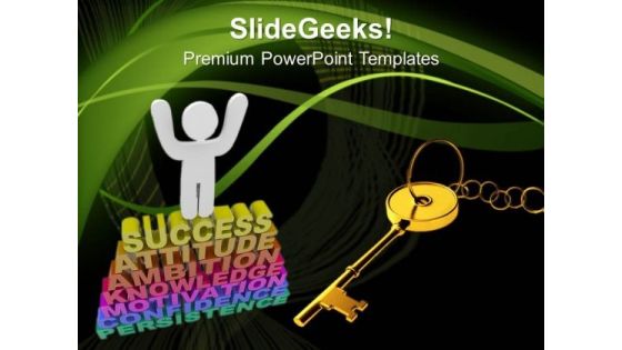 Find Out The Key Of Success PowerPoint Templates Ppt Backgrounds For Slides 0513 Find Out The Key Of Success PowerPoint Templates Ppt Backgrounds For Slides 0513