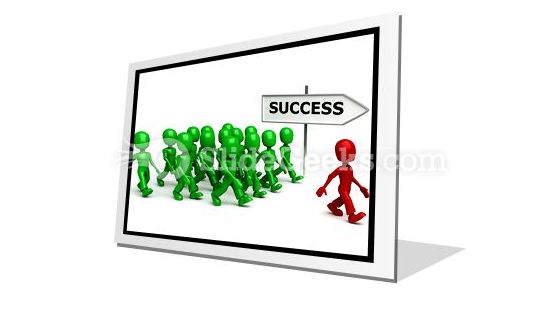 Find Success PowerPoint Icon F