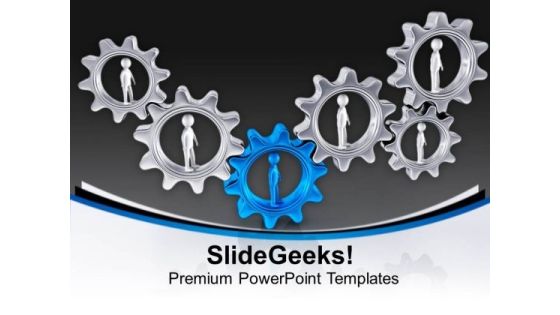 Find The Right Gear Part To Start Process PowerPoint Templates Ppt Backgrounds For Slides 0713 Find The Right Gear Part To Start Process PowerPoint Templates Ppt Backgrounds For Slides 0713