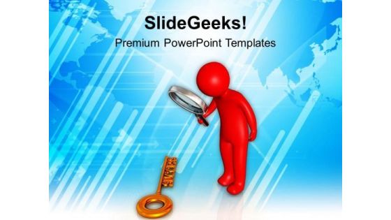 Find The Right Key Of Success PowerPoint Templates Ppt Backgrounds For Slides 0613 Find The Right Key Of Success PowerPoint Templates Ppt Backgrounds For Slides 0613