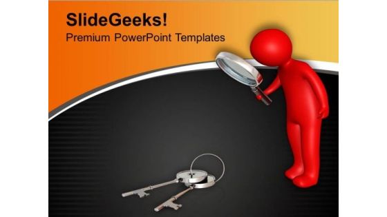 Find The Solution Key PowerPoint Templates Ppt Backgrounds For Slides 0613 Find The Solution Key PowerPoint Templates Ppt Backgrounds For Slides 0613