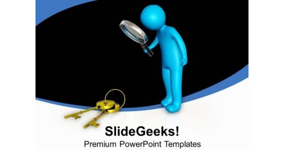 Finding Right Key Is Difficult PowerPoint Templates Ppt Backgrounds For Slides 0713 Finding Right Key Is Difficult PowerPoint Templates Ppt Backgrounds For Slides 0713