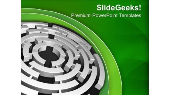 Finding Right Path In Labyrinth To Win PowerPoint Templates Ppt Backgrounds For Slides 0413 Finding Right Path In Labyrinth To Win PowerPoint Templates Ppt Backgrounds For Slides 0413
