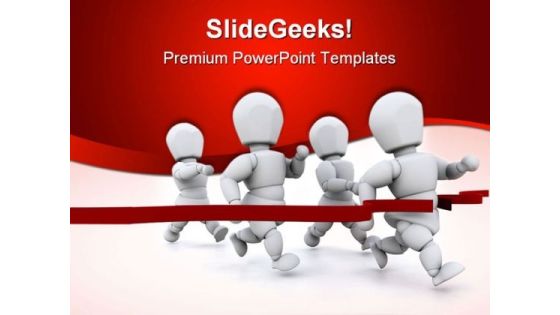 Finish Line Business PowerPoint Themes And PowerPoint Slides 0811 Finish Line Business PowerPoint Themes And PowerPoint Slides 0811