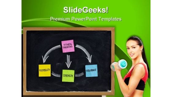 Fitness Training Concept Health PowerPoint Themes And PowerPoint Slides 0711