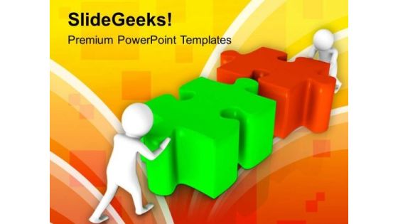 Fix The Puzzle Pieces With Team Efforts PowerPoint Templates Ppt Backgrounds For Slides 0713 Fix The Puzzle Pieces With Team Efforts PowerPoint Templates Ppt Backgrounds For Slides 0713