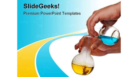 Flasks Science Medical PowerPoint Templates And PowerPoint Backgrounds 0411 Flasks Science Medical PowerPoint Templates And PowerPoint Backgrounds 0411