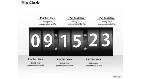 Flip Clock PowerPoint Presentation Template Flip Clock PowerPoint Presentation Template