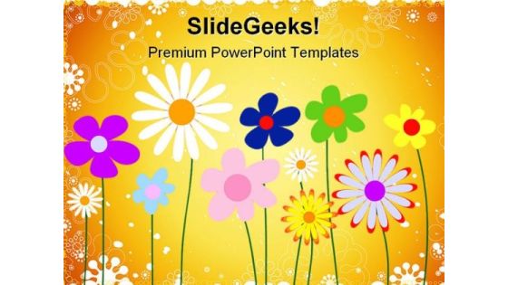 Floral Background Abstract PowerPoint Templates And PowerPoint Backgrounds 0511