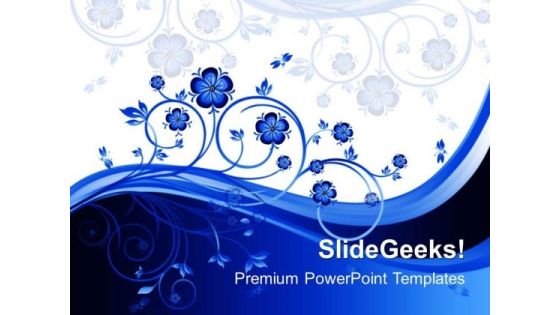 Floral Beauty PowerPoint Templates And PowerPoint Themes 0412