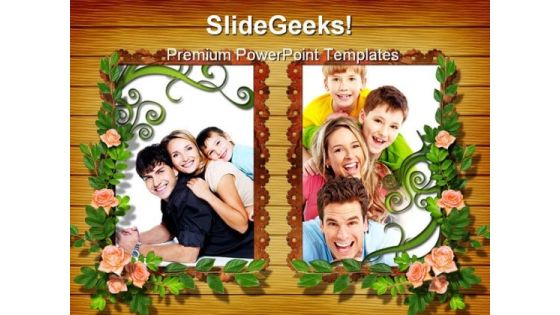 Floral Frame Family PowerPoint Templates And PowerPoint Backgrounds 0311 Floral Frame Family PowerPoint Templates And PowerPoint Backgrounds 0311