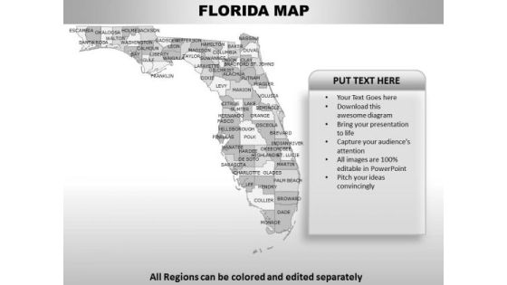 Florida PowerPoint Maps
