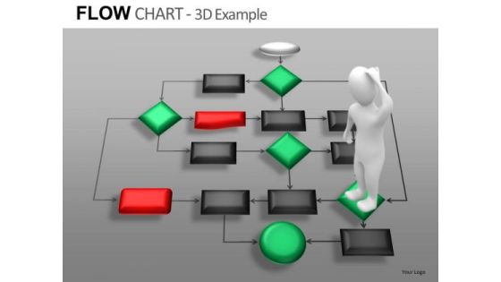 Flow Chart Process Person PowerPoint Slides Download