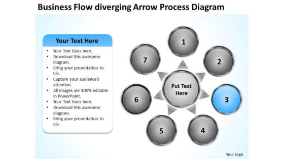 Flow Diverging Arrow Process Diagram Circular PowerPoint Templates Flow Diverging Arrow Process Diagram Circular PowerPoint Templates