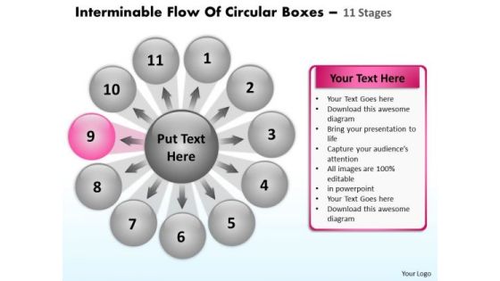 Flow Of Circular Boxes 11 Stages Relative Cycle Arrow Process PowerPoint Templates Flow Of Circular Boxes 11 Stages Relative Cycle Arrow Process PowerPoint Templates