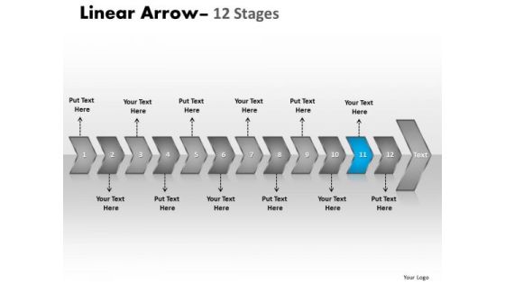 Flow Ppt Background Serialized Representation Of 12 Arrows Graphic Flow Ppt Background Serialized Representation Of 12 Arrows Graphic