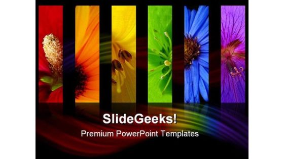 Flowers Rainbow Beauty PowerPoint Templates And PowerPoint Backgrounds 0611 Flowers Rainbow Beauty PowerPoint Templates And PowerPoint Backgrounds 0611