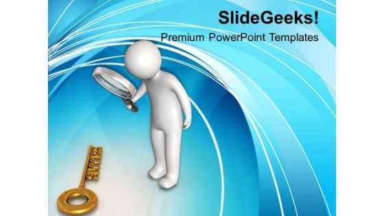 Focus To Find The Success Key PowerPoint Templates Ppt Backgrounds For Slides 0613 Focus To Find The Success Key PowerPoint Templates Ppt Backgrounds For Slides 0613