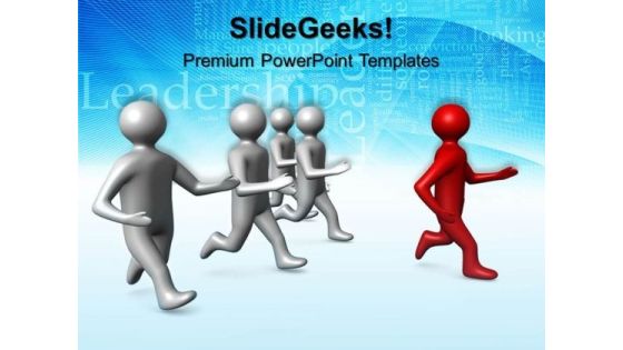 Follow Leader Leadership PowerPoint Templates And PowerPoint Themes 0512
