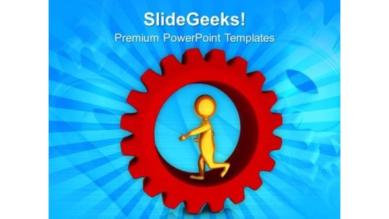 Follow The Unidirectional Way Of Success PowerPoint Templates Ppt Backgrounds For Slides 0613