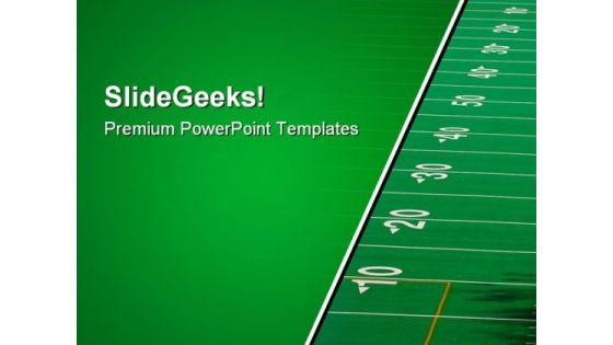 Football Field Sports PowerPoint Themes And PowerPoint Slides 0911 Football Field Sports PowerPoint Themes And PowerPoint Slides 0911