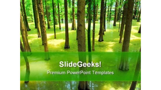 Forest Nature PowerPoint Template 1110